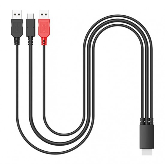 XP-PEN HDMI σε USB-C & 2x USB SPE40 για ταμπλέτα σχεδίασης, 1.5m, μαύρο
