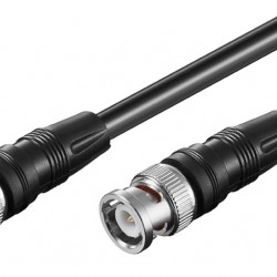 GOOBAY καλώδιο BNC 50086, RG58, 50 ohm, 2m, μαύρο