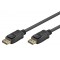 GOOBAY καλώδιο DisplayPort 74777, VESA Certified, 8K/60Hz, 32.4 Gbps, 1m, μαύρο