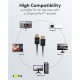 GOOBAY καλώδιο DisplayPort 77442, 8K/120Hz, 40 Gbps, 1m, μαύρο