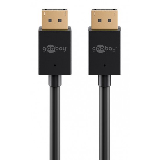 GOOBAY καλώδιο DisplayPort 77442, 8K/120Hz, 40 Gbps, 1m, μαύρο