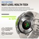 ZEBLAZE smartwatch Vibe 8 με φακό, heart rate, 1.43" AMOLED, 5 ΑΤΜ, MIL-STD-810H, μαύρο