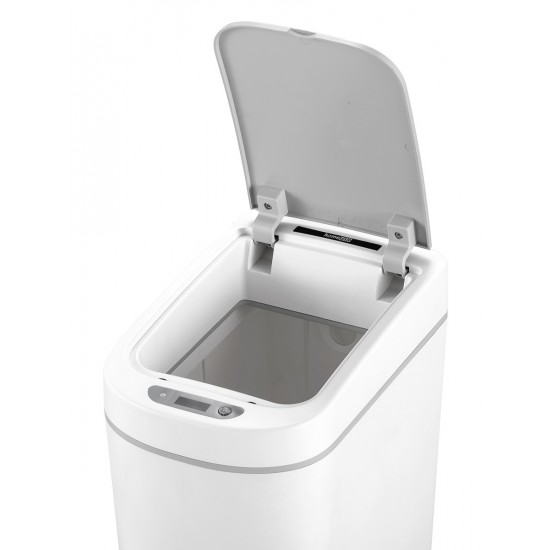 HOME USE κάδος απορριμμάτων HUH-0255 με φωτοκύτταρο, 7lt, λευκός