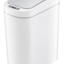 HOME USE κάδος απορριμμάτων HUH-0255 με φωτοκύτταρο, 7lt, λευκός