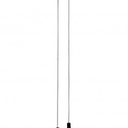POWERTECH LED φωτιστικό οροφής HLL-0201, 29W, 4000K, Φ38x120cm, χρυσό/μαύρο