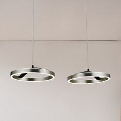 POWERTECH LED φωτιστικό οροφής HLL-0203, 42W, 4000K, 70x30x120cm, ασημί/μαύρο