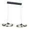 POWERTECH LED φωτιστικό οροφής HLL-0203, 42W, 4000K, 70x30x120cm, ασημί/μαύρο
