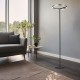 POWERTECH LED φωτιστικό δαπέδου HLL-0204, 42W, 4000K, Φ38x157cm, ασημί/μαύρο