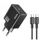 KAKUSIGA φορτιστής τοίχου KSC-1242 με καλώδιο USB-C, USB-C, 30W, μαύρος