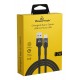 POWERTECH καλώδιο micro USB σε USB PTR-0170, 12W 2.4A, copper, 1.5m, μαύρο