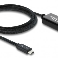 DELOCK καλώδιο USB-C σε HDMI 81704, 4K/60Hz, 2m, μαύρο
