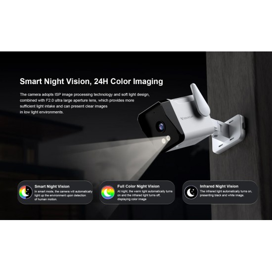 VSTARCAM smart κάμερα TS3, 3MP, WiFi, SD, IP66
