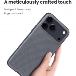 NILLKIN θήκη Super Frosted Shield Pro για Apple iPhone 17 Pro Max, διάφανη/μαύρη