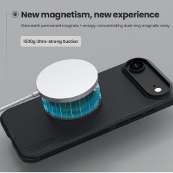 NILLKIN θήκη Super Frosted Shield Pro Magnetic για Apple iPhone 17 Air, μαύρη
