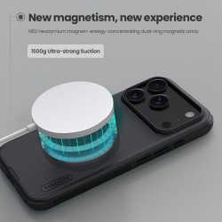 NILLKIN θήκη Super Frosted Shield Pro Magnetic για Apple iPhone 17 Pro, μαύρη