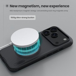 NILLKIN θήκη Super Frosted Shield Pro Magnetic για Apple iPhone 17 Pro Max, μαύρη