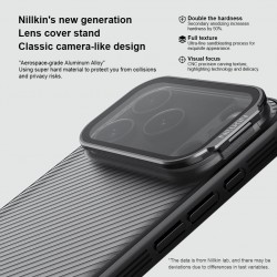 NILLKIN θήκη CamShield Prop για Apple iPhone 17 Pro, διάφανη/μαύρη