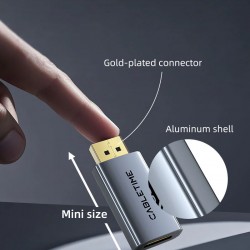 CABLETIME αντάπτορας DisplayPort σε HDMI CT-DMHF4K-AG3, 4K/30Hz, γκρι