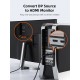 CABLETIME αντάπτορας DisplayPort σε HDMI CT-DMHF4K-AG3, 4K/30Hz, γκρι