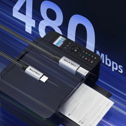 CABLETIME καλώδιο USB-C σε USB Type B CT-CMBM1, 480Mbps, 2m, μαύρο