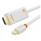 CABLETIME καλώδιο mini DisplayPort σε HDMI CT-AV588-03G, 1080p/60Hz, 1m, λευκό
