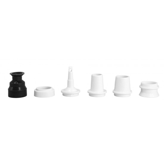 POWERTECH μίνι τρόμπα PT-1553 με φακό, 5W, επαναφορτιζόμενη, λευκή