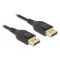DELOCK καλώδιο DisplayPort 85660, certified, 8K/60Hz, 32.4 Gbps, 2m, μαύρο