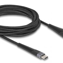 DELOCK καλώδιο USB σε USB-C 81123, 60W, 480Mbps, 3m, μαύρο
