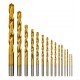 GOOBAY σετ τρυπάνια 77850 για μέταλλο, HSS, 1.5-10mm, κυλινδρικό, 15τμχ