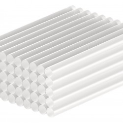 GOOBAY ράβδοι σιλικόνης 77851, Φ7mm x 100mm, διάφανο, 50τμχ