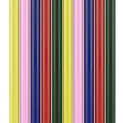 GOOBAY ράβδοι σιλικόνης 77856, Φ11mm x 200mm, διάφορα χρώματα, 10τμχ