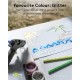 GOOBAY ράβδοι σιλικόνης 77855, Φ11mm x 200mm, glitter διάφορα χρώματα, 10τμχ