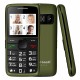 POWERTECH κινητό τηλέφωνο Sentry Eco V2, dual SIM, πλήκτρο SOS, χακί