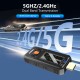 VRRIIS HDMI σύστημα ασύρματης μετάδοσης βίντεο WL087 Mini, 1080p, 2.4/5GHz, έως 350m
