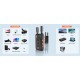 VRRIIS HDMI σύστημα ασύρματης μετάδοσης βίντεο WL097 Pro, 4K, 2.4/5GHz, έως 400m