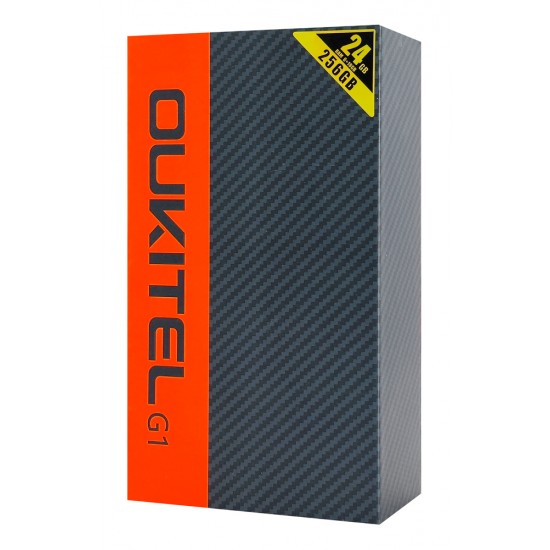 OUKITEL smartphone G1, 6.52", 6/256GB, 10600mAh, IP68/IP69K/MIL-STD-810H, μαύρο