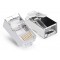 POWERTECH βύσμα RJ45 CAB-N448, ανοιχτού τύπου, Cat 6/6a FTP, μεταλλικό, ασημί, 50τμχ