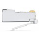 POWERTECH βύσμα RJ45 CAB-N448, ανοιχτού τύπου, Cat 6/6a FTP, μεταλλικό, ασημί, 50τμχ