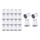 HOME USE προστατευτικές τάπες επίπλων HUH-0258, 16-23mm, διάφανες, 24τμχ