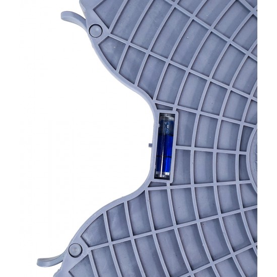 HOME USE βάση λευκών συσκευών HUH-0260 με ρόδες, ρυθμιζόμενη 70x90cm, έως 500kg, γκρι