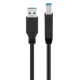 GOOBAY καλώδιο USB 3.0 σε USB Type B 95719, 1m, 5Gbps, μαύρο