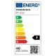 POWERTECH LED panel ψευδοροφής PT-1533, 40W, 59.5x59.5cm, τετράγωνο, 4000K, 4000lm, λευκό