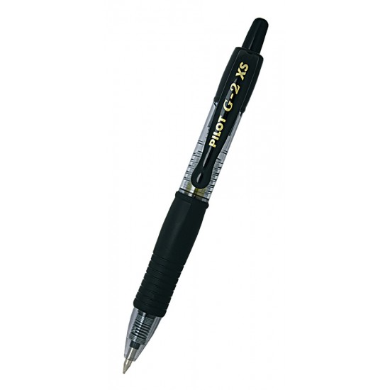PILOT στυλό διαρκείας gel G-2 XS, 0.7mm, 11cm, μαύρο