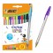 BIC στυλό διαρκείας ballpoint Cristal Multicolour, 1.6mm μύτη, διάφορα χρώματα, 10τμχ