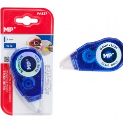 MP κολλητική ταινία διπλής όψεως PA537, 6mm x 15m, μπλε