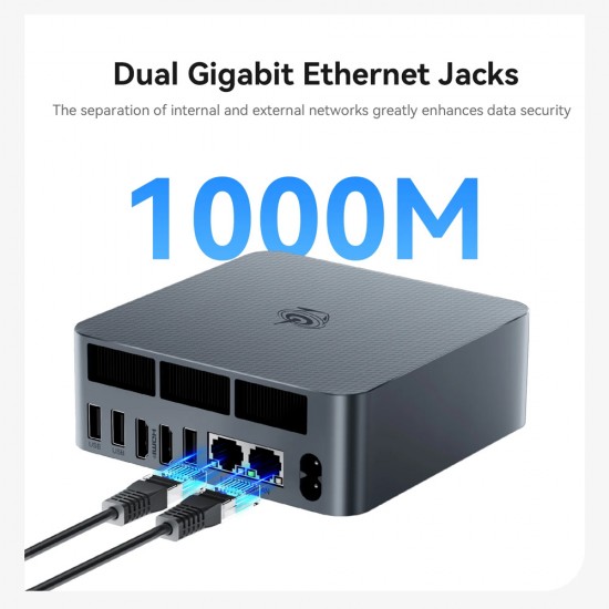 BEELINK mini PC EQi12, Intel i5-12450H, 16GB, 500GB M.2, Windows 11 Pro