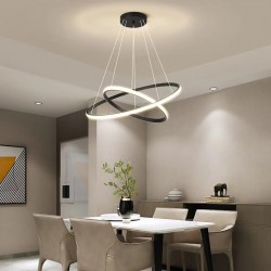 POWERTECH LED φωτιστικό οροφής PT-1525, 25W, 4000K, Φ40x120cm, μαύρο