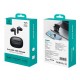 USAMS earphones με θήκη φόρτισης E05, True Wireless, BT 6.0, μαύρα