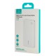 USAMS power bank CD253, 2x θύρες εξόδου, 10000mAh, 10W, λευκό