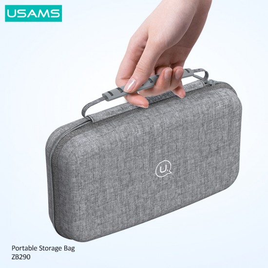 USAMS θήκη οργάνωσης αξεσουάρ US-ZB290, 22x13x7.8cm, γκρι